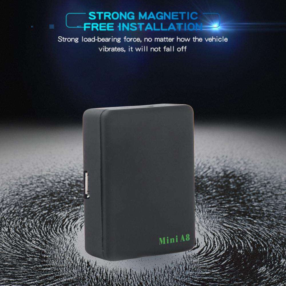 A8 Mini Vehicle Locator Car Tracker Anti-Lost Tracking Device Locator SOS Emergency Call