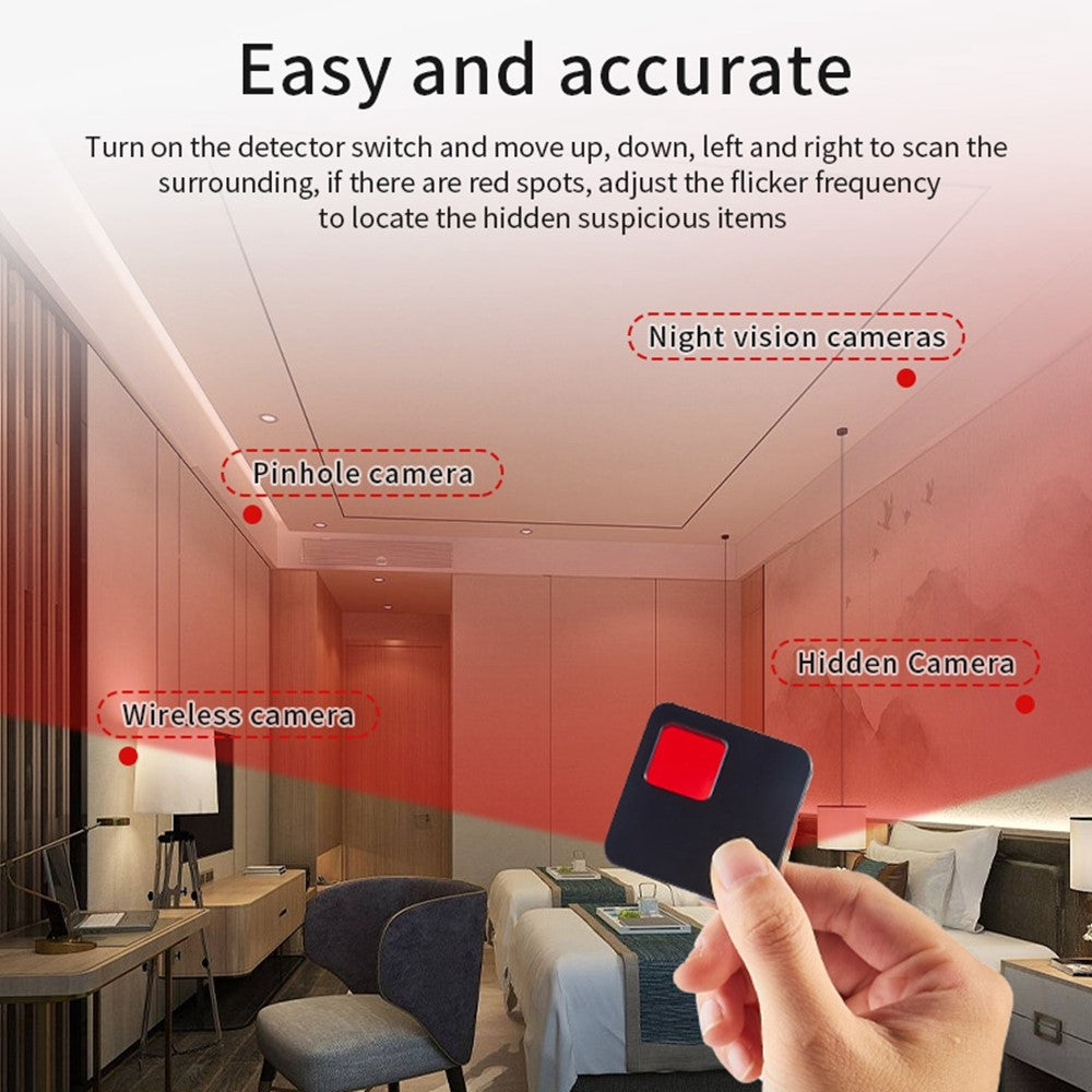 Q88 Hidden Camera Finder Anti-Peeping Security Protection Mini Camera Detector