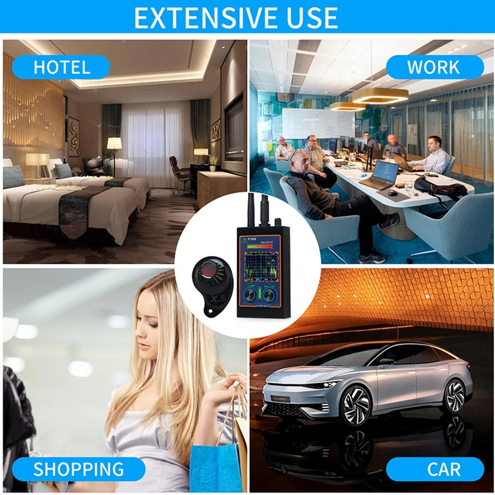 P7000 High Sensitivity Wireless RF Signal Hidden Camera Detector Scan Magnetic GPS Locator