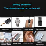 K68 Wireless Signal Detector RF Bug Finder Anti-Spy Camera Detector GPS Tracker Locator, Upgraded Version