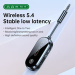 C83PRO 3.5mm AUX Adapter Bluetooth-compatible 5.4 Transmitter Receiver for Connecting 2 Wireless Devices