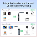 C83PRO 3.5mm AUX Adapter Bluetooth-compatible 5.4 Transmitter Receiver for Connecting 2 Wireless Devices