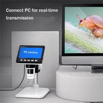 307 2MP Digital Microscope Camera 4.3 inch Screen 1000X Magnification Kids Microscope Video Recorder