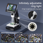 306 2MP Digital Microscope Camera 4.3 inch Screen 1000X Magnification Kids Microscope Video Recorder