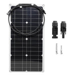 XXM540 25W 16V solpanel MC4-udgang monokrystallinsk silicium solpaneloplader til autocamper / yacht / bil / altan