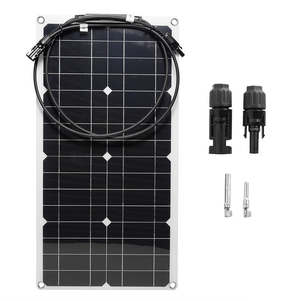 XXM540 25W 16V solpanel MC4-udgang monokrystallinsk silicium solpaneloplader til autocamper / yacht / bil / altan