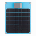 GKM215 5W 5V monokrystallinsk solcellepaneloplader USB-port bærbar til mobiltelefon, camping, vandring, rejser
