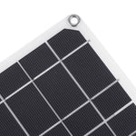 GKM215 5W 5V monokrystallinsk solcellepaneloplader USB-port bærbar til mobiltelefon, camping, vandring, rejser