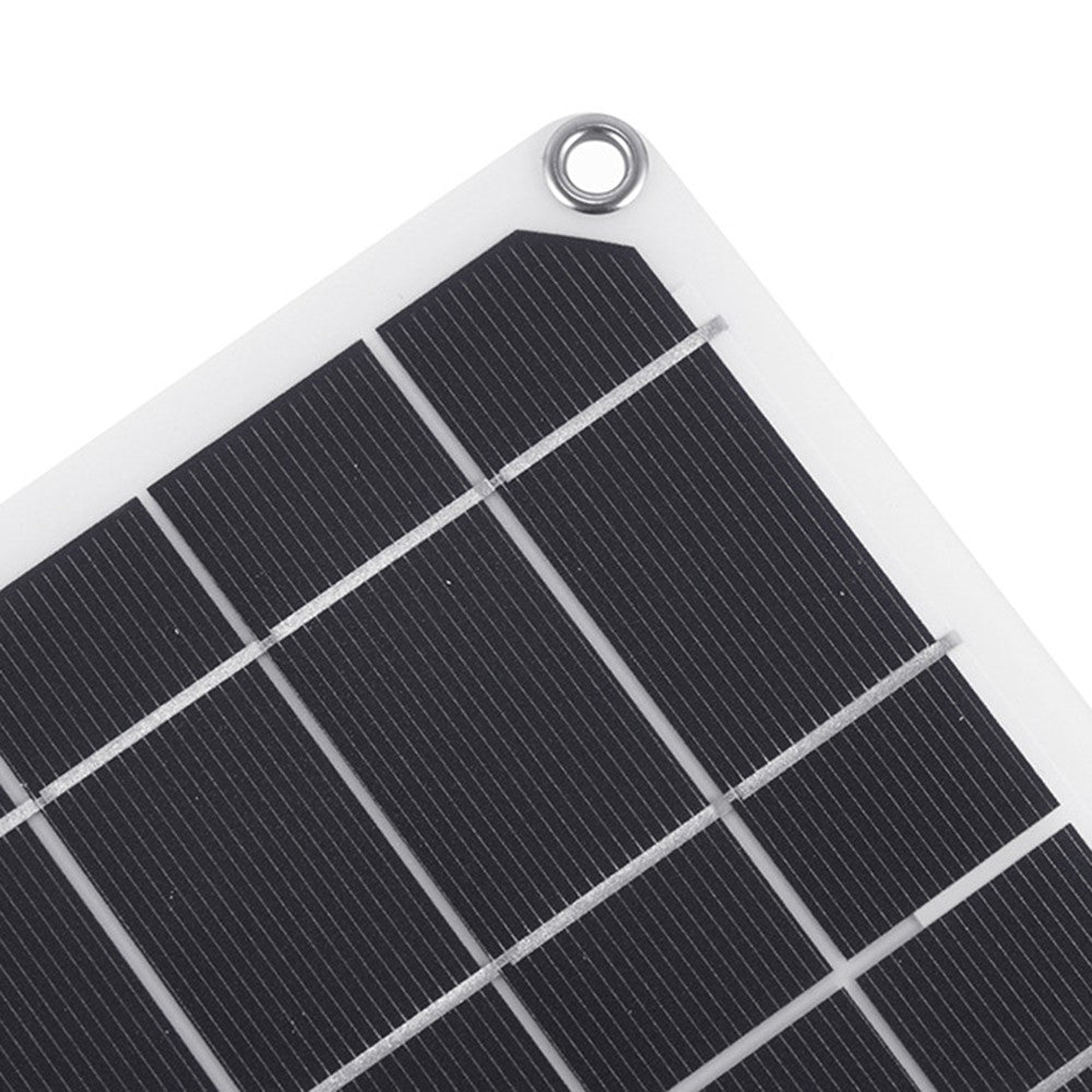 GKM215 5W 5V monokrystallinsk solcellepaneloplader USB-port bærbar til mobiltelefon, camping, vandring, rejser