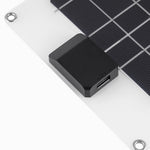 GKM215 5W 5V monokrystallinsk solcellepaneloplader USB-port bærbar til mobiltelefon, camping, vandring, rejser