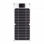 GKM215 6W 5V monokrystallinsk solpaneloplader med USB-port bærbar til mobiltelefon, camping, vandring og rejser