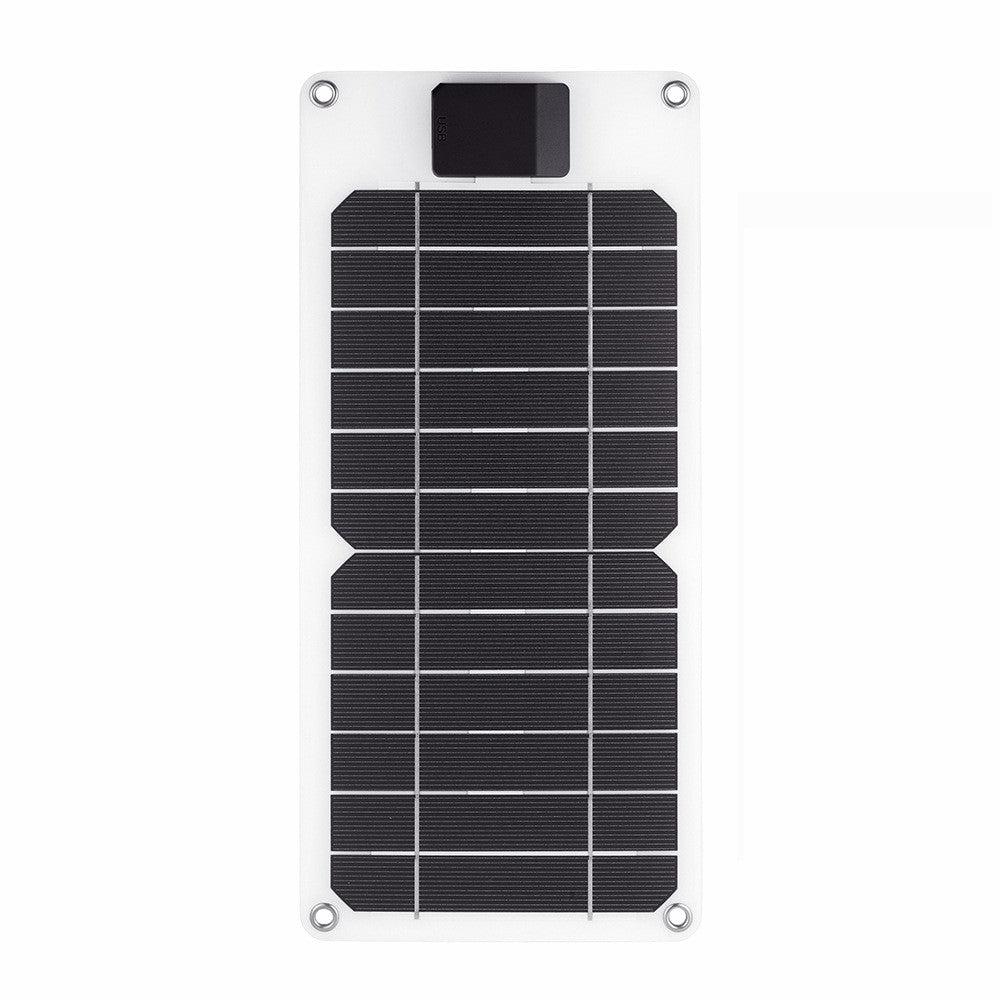 GKM215 6W 5V monokrystallinsk solpaneloplader med USB-port bærbar til mobiltelefon, camping, vandring og rejser