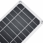 GKM215 6W 5V monokrystallinsk solpaneloplader med USB-port bærbar til mobiltelefon, camping, vandring og rejser