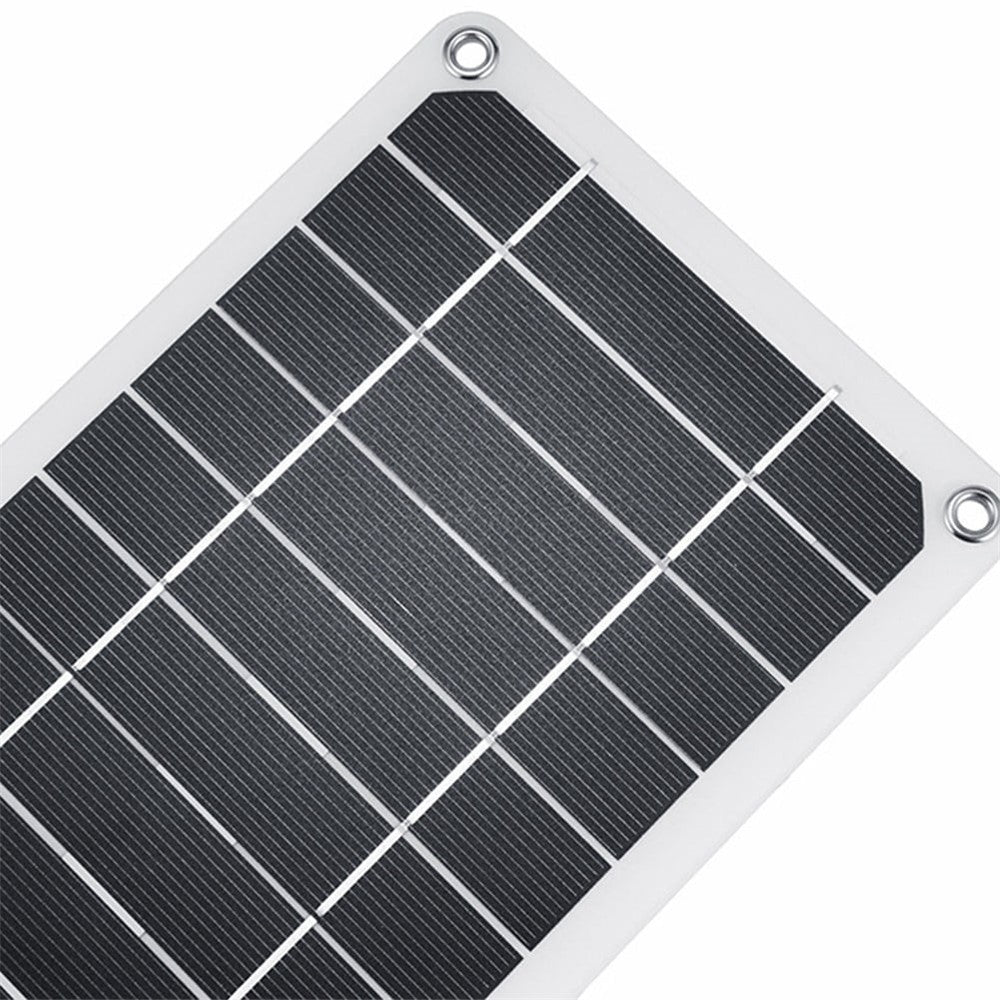 GKM215 6W 5V monokrystallinsk solpaneloplader med USB-port bærbar til mobiltelefon, camping, vandring og rejser