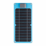 GKM215 6W 5V monokrystallinsk solpaneloplader med USB-port bærbar til mobiltelefon, camping, vandring og rejser
