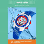 SKMEI 2309 Student Kids LED Backlight Digital Watch Date Alarm Clock Sports Electronic Watch