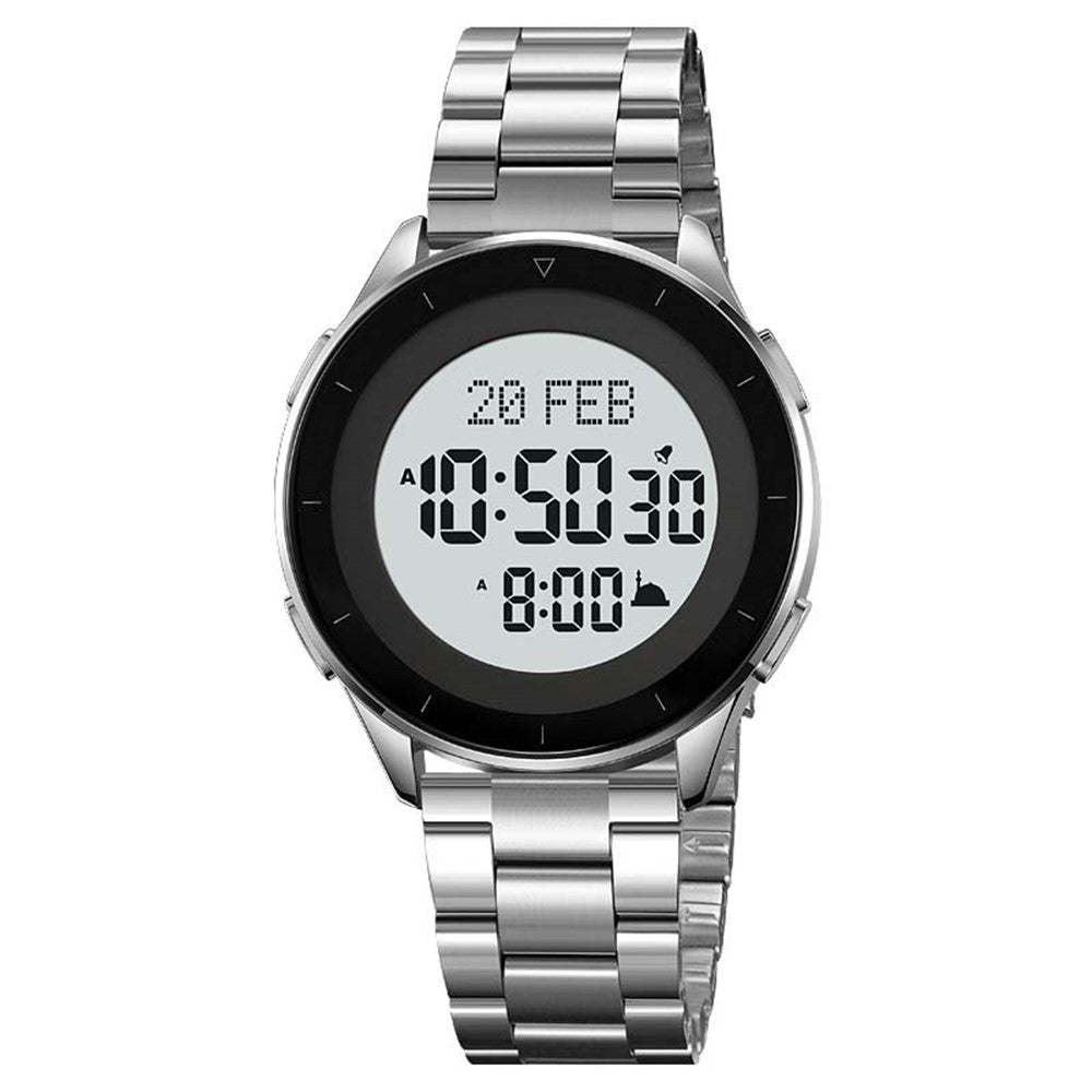 SKMEI 2300 Qibla Direction Indicator Digital Watch Luminous Bookmark Function Electronic Watch
