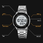 SKMEI 2300 Qibla Direction Indicator Digital Watch Luminous Bookmark Function Electronic Watch