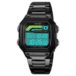 SKMEI 2307 Square Digital Watch Luminous Outdoor Sports Electronic Watch