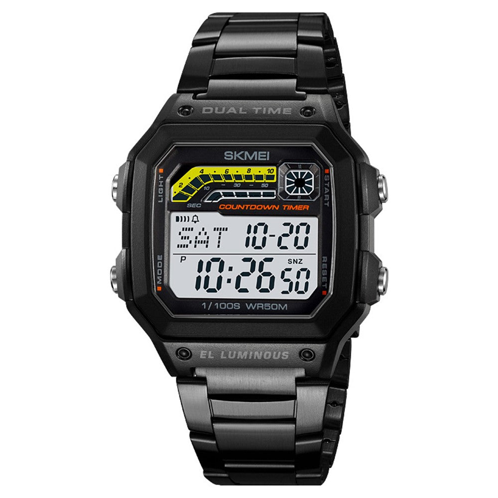 SKMEI 2307 Square Digital Watch Luminous Outdoor Sports Electronic Watch
