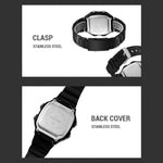 SKMEI 2307 Square Digital Watch Luminous Outdoor Sports Electronic Watch