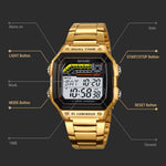 SKMEI 2307 Square Digital Watch Luminous Outdoor Sports Electronic Watch