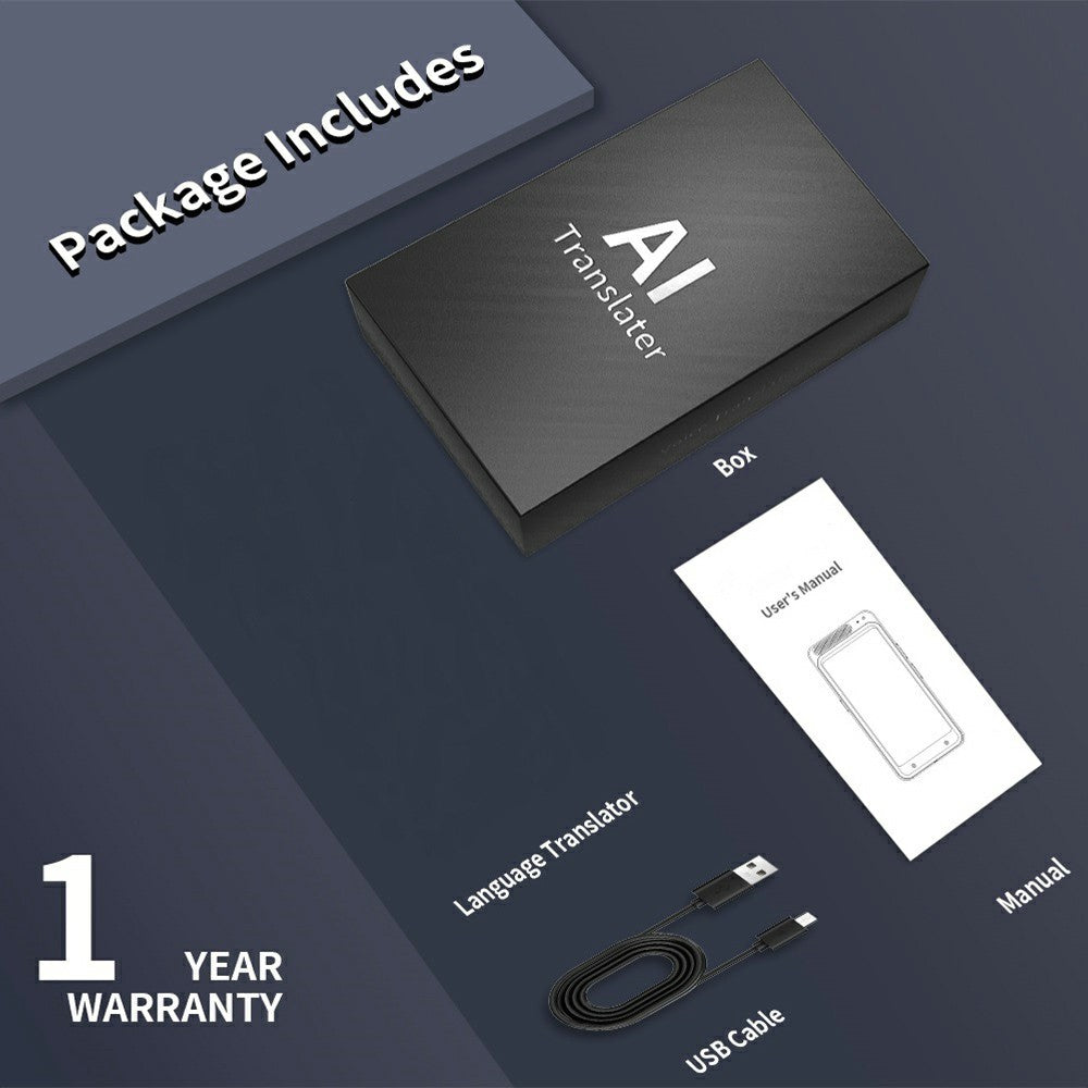 A10 GPT Voice Translator for Travel Simultaneous Translator Support 4G SIM Card Global Offline Translation