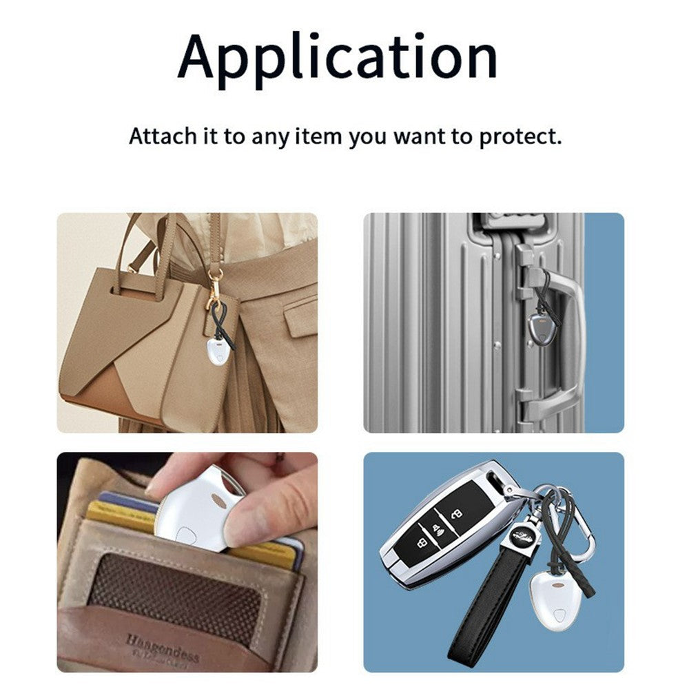 F4 Wireless Smart Tag lPX6 Waterproof Bluetooth-compatible Luggage Tracker Wallet Key Finder for iOS