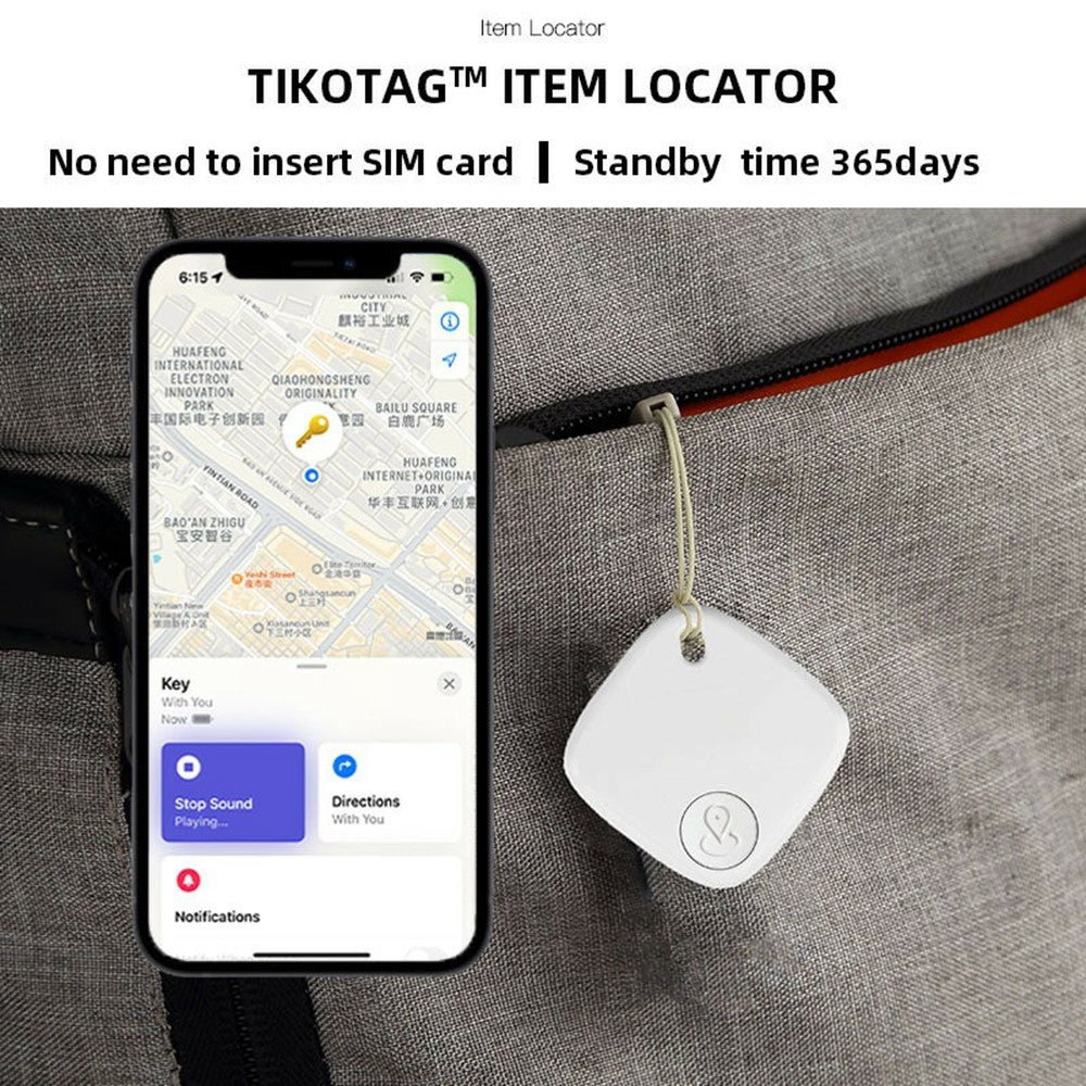 F2 Sualio Tag Wireless Smart Tracker for iOS, Bluetooth-compatible Luggage Wallet Key Finder