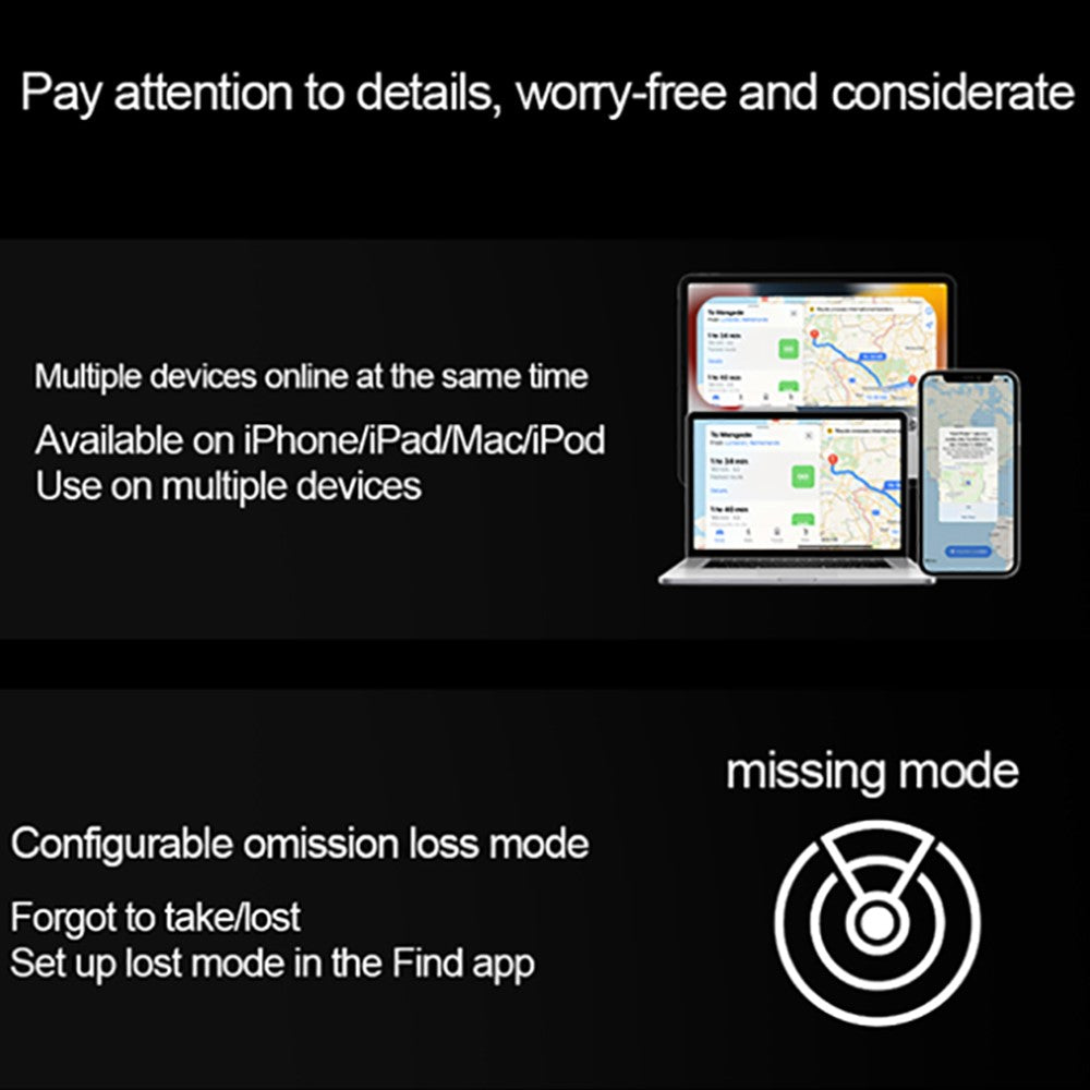 TAG005 Wireless Luggage Finder for iOS Devices Anti-lost Smart Tracker