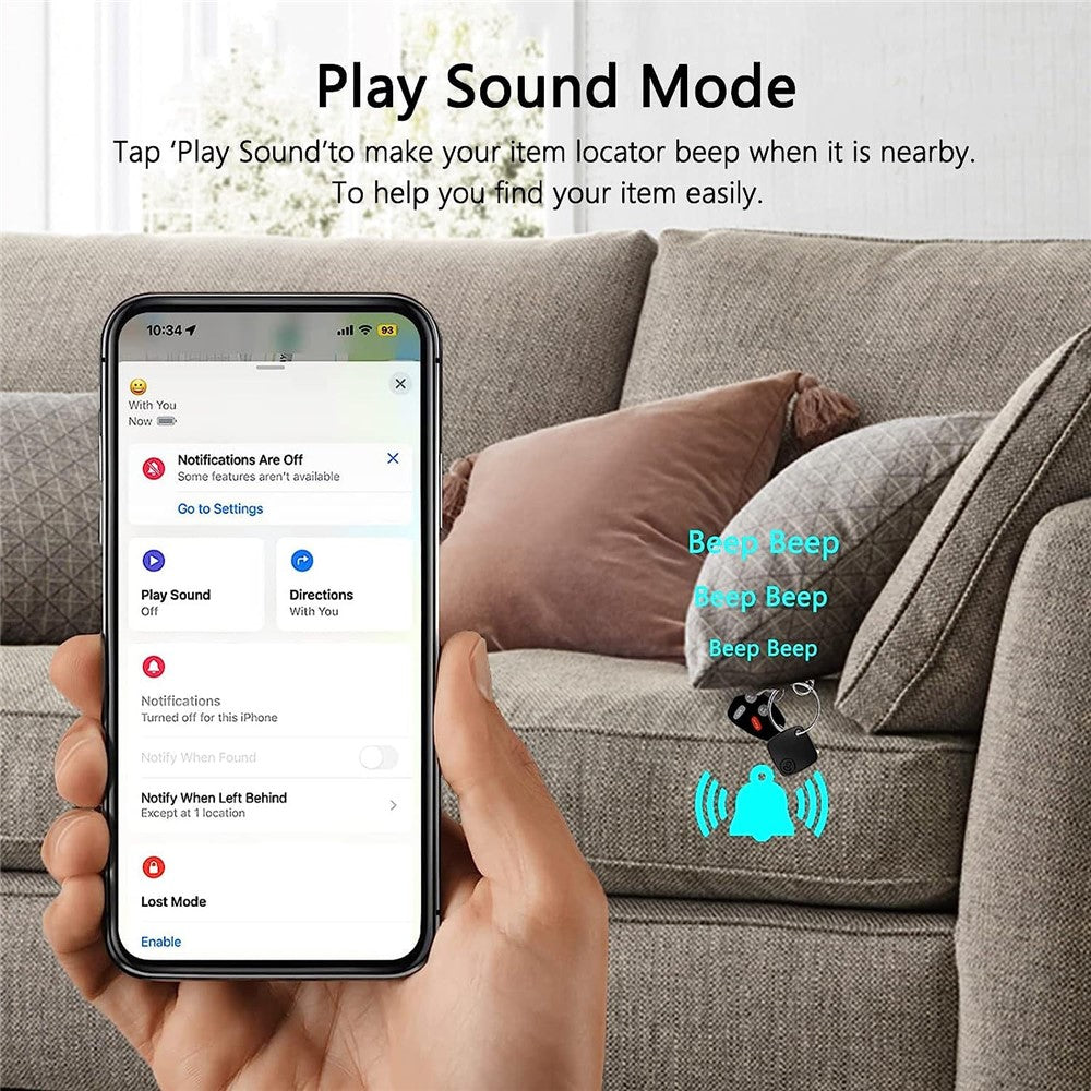 Sualio Tag Wireless Smart Tag Bluetooth-compatible Tracker Luggage Wallet Key Finder