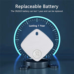 Sualio Tag Wireless Smart Tag Bluetooth-compatible Tracker Luggage Wallet Key Finder