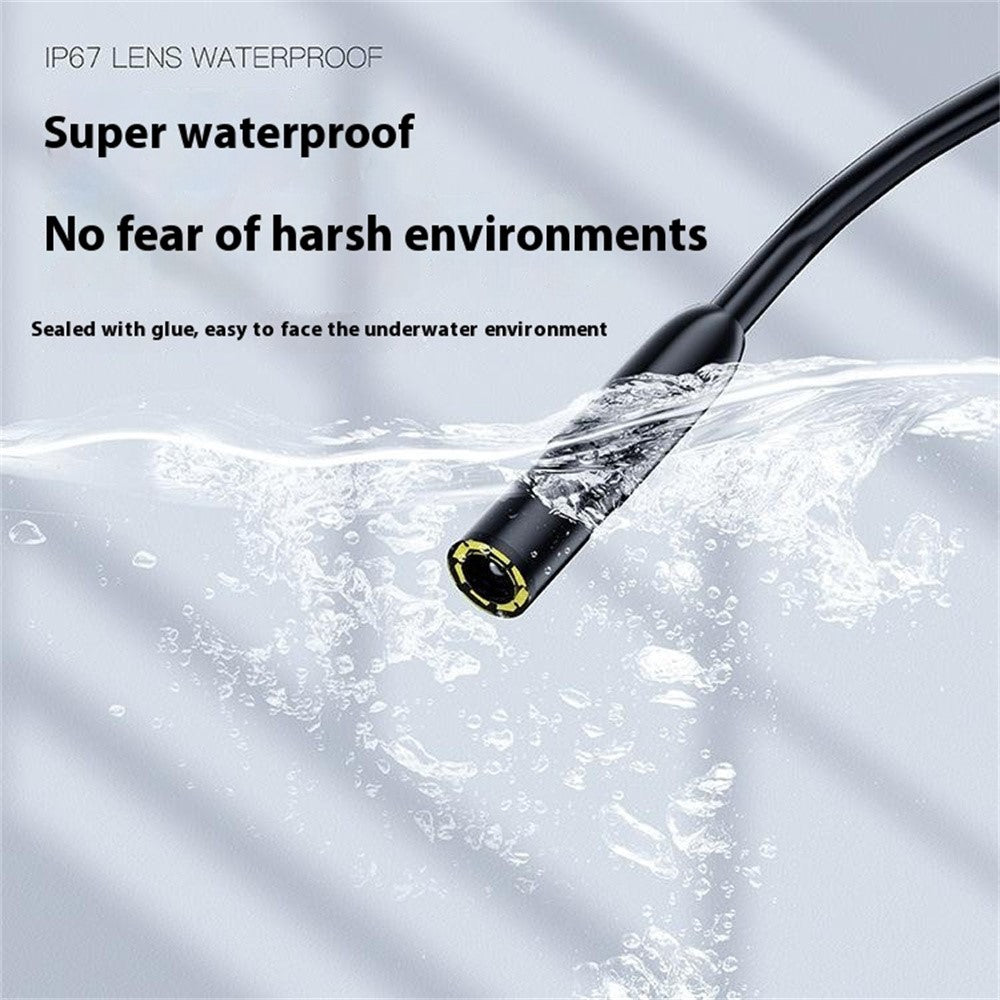 P230 15m Hard Wire 2 Inch HD 1080P Industrial Endoscope Handheld Inspection Camera with 8mm Lens