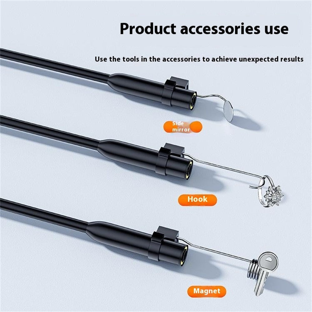 P230 15m Hard Wire 2 Inch HD 1080P Industrial Endoscope Handheld Inspection Camera with 8mm Lens