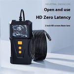 P230 15m Hard Wire 2 Inch HD 1080P Industrial Endoscope Handheld Inspection Camera with 8mm Lens