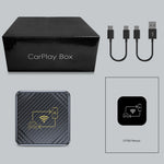 Q1 Carplay Android Auto 2-i-1 AI Box Bluetooth-kompatibel 5.0 Kablet til Trådløs Adapter