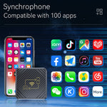 Q1 Carplay Android Auto 2-i-1 AI Box Bluetooth-kompatibel 5.0 Kablet til Trådløs Adapter
