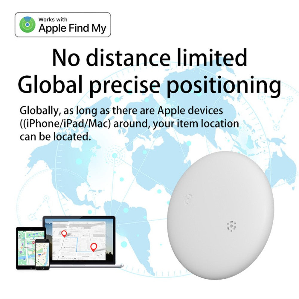 S10 Wireless Finder for iOS Devices Round Shape Key Wallet Anti-lost Smart Tracker