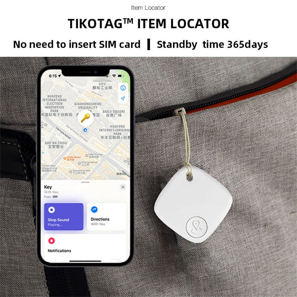 TIKOTAG Keychain Design Wireless Luggage Finder Smart Tracker for iOS