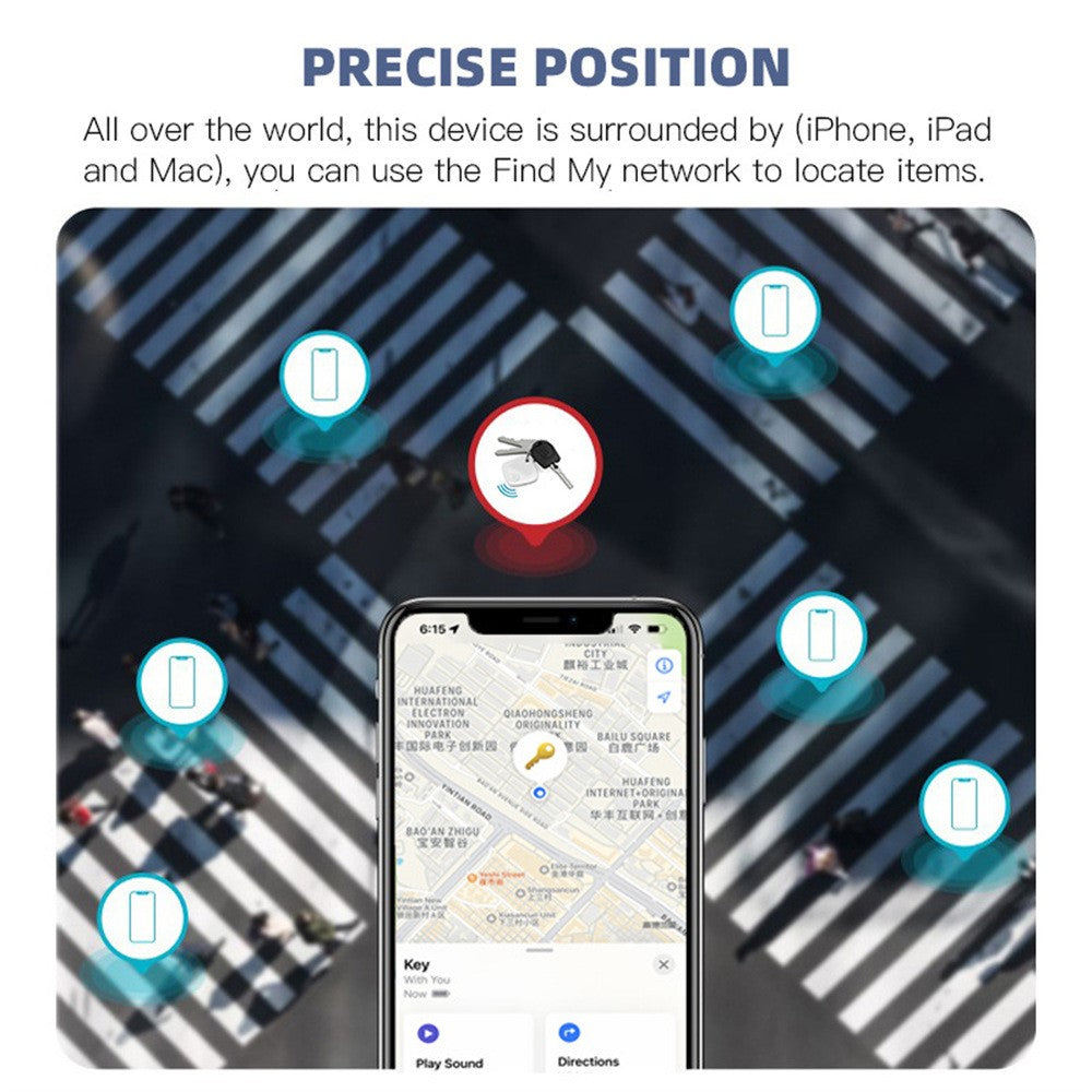 TIKOTAG Keychain Design Wireless Luggage Finder Smart Tracker for iOS