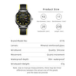 WLISTH 6176 Men Calendar Quartz Watch Small Dial Decor Fashion Wrist Watch