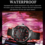 WLISTH 6176 Men Calendar Quartz Watch Small Dial Decor Fashion Wrist Watch