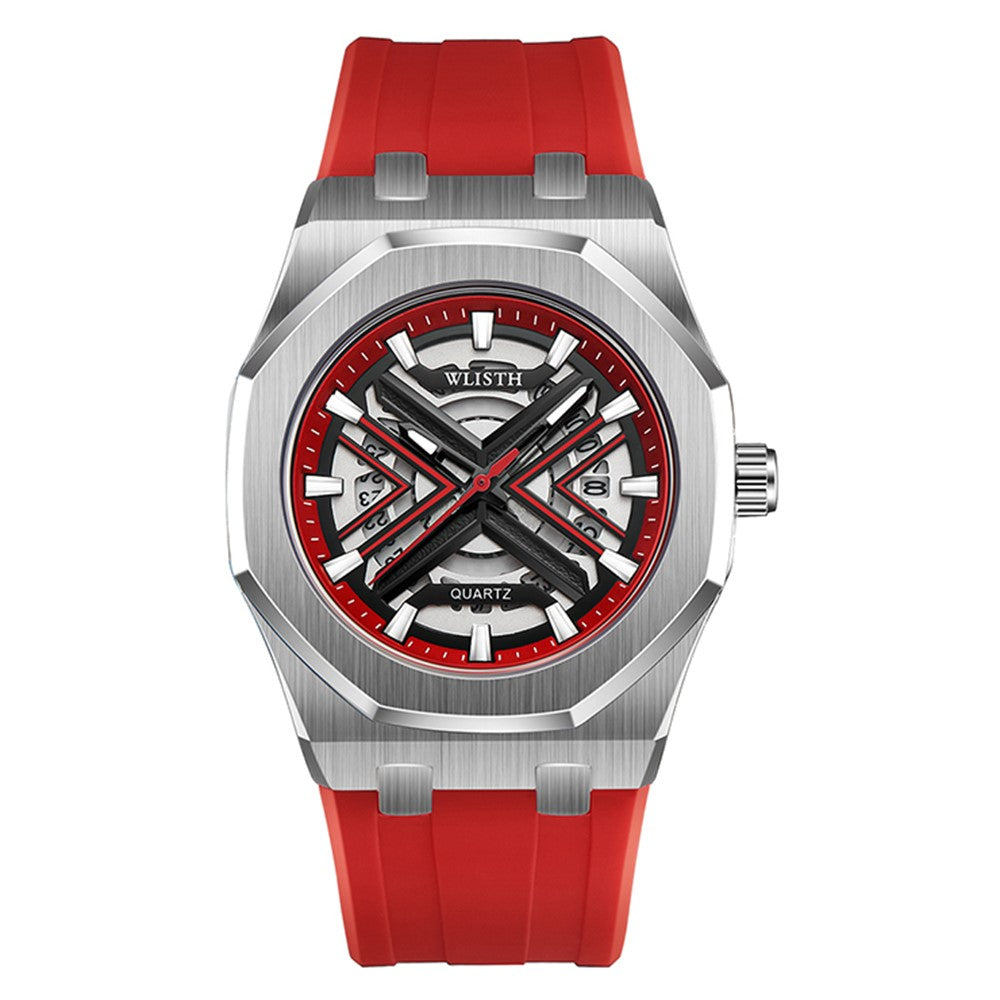 WLISTH 6148 Herr Kalender Quartz Klocka Mode Sport Lysande Armbandsur