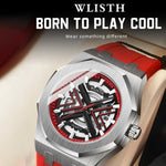WLISTH 6148 Herr Kalender Quartz Klocka Mode Sport Lysande Armbandsur