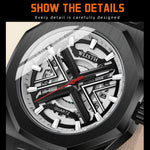 WLISTH 6148 Herr Kalender Quartz Klocka Mode Sport Lysande Armbandsur