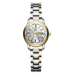 YASHIDUN 5063 Steel Strap Stylish Couple Quartz Watch Luminous Calendar Wrist Watch