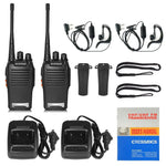 BAOFENG bf-777s 2 stk. udendørs håndholdt samtaleanlæg tovejsradio UHF 400-470MHZ Walkie Talkie