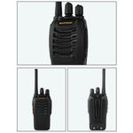 BAOFENG BF-888H 2Pcs Outdoor Handheld Two Way Radio UHF 400-470MHZ Walkie Talkie