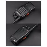 BAOFENG BF-888S 2Pcs Outdoor Handheld Interphone UHF VHF Walkie Talkie with Flashlight