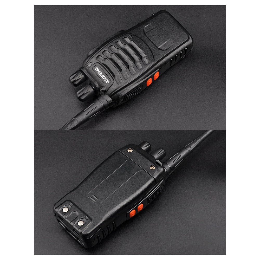 BAOFENG BF-888S 2Pcs Outdoor Handheld Interphone UHF VHF Walkie Talkie with Flashlight